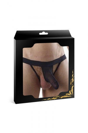 String noir avec poche pour pénis · Paris Hollywood · vue 3