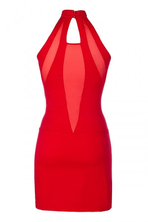 Robe rouge tulle · Axami · vue 3