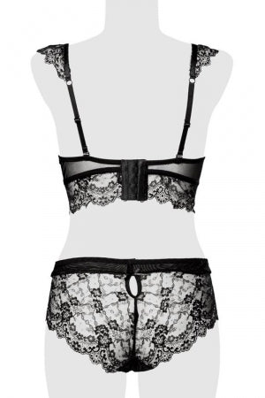 Ensemble culotte et balconnet dentelle · Grey Velvet · vue 4
