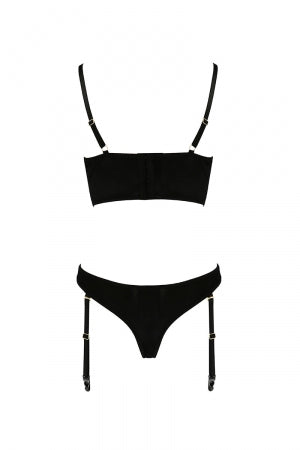 Ensemble culotte à jarretelles et bustier Lara · Casmir · vue 3