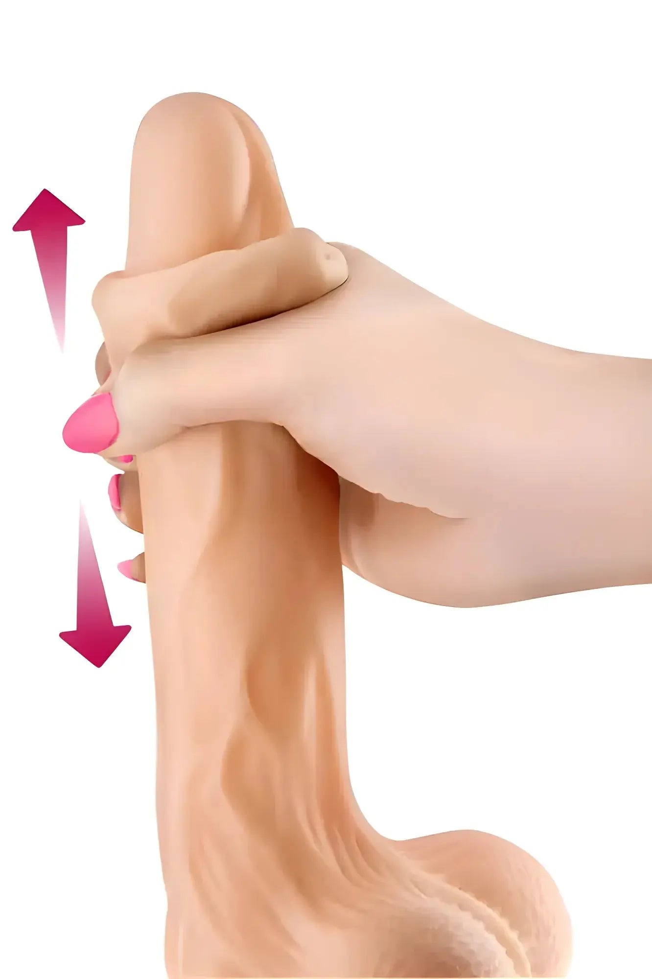 Jouet sexuel réaliste de 24cm Gode ultra-réaliste sur LollyDoll