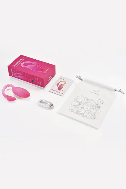 Vibro connecté et entraîneur Kegel Flamingo Max rose Magic Motion