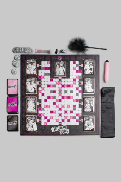 Jeu de société érotique pour adultes avec accessoires plateau de jeu complet chez LollyDoll