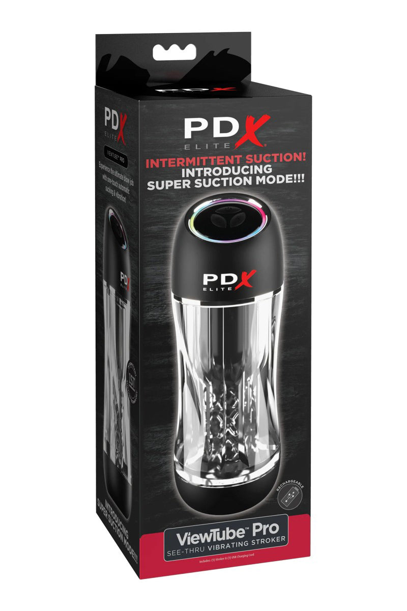 Masturbateur aspirant transparent PDX Elite ViewTube Pro Pipedream
