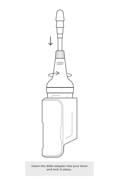 Adaptateur de gode Vacuum-lock pour masturbateur Keon Kiiroo