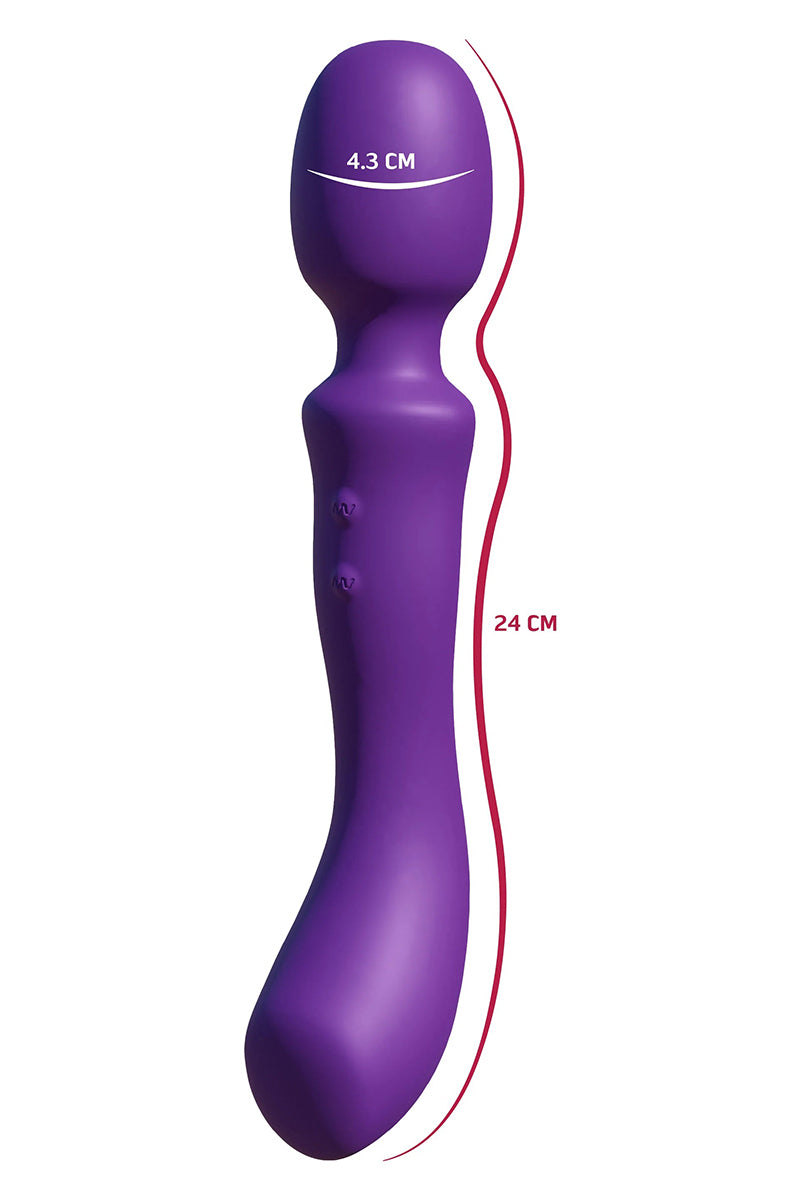 Vibromasseur double face 2 en 1 rechargeable She E-O