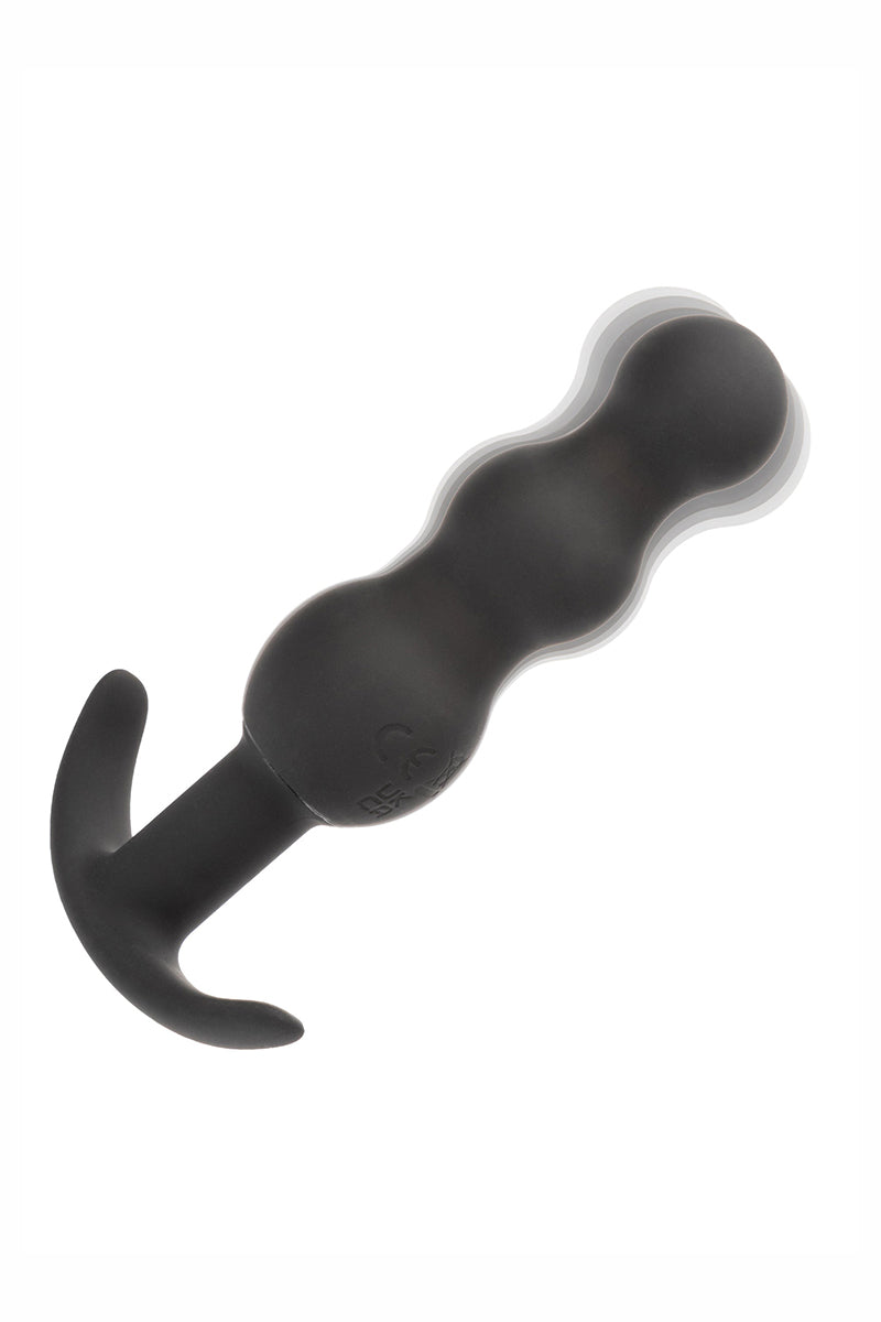 Plug anal vibrant 3 perles en silicone Boundless Calexotics