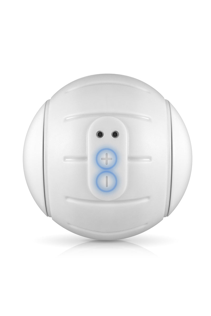 Masturbateur vibrant de voyage recto verso Pleasure Ball Blue Junker