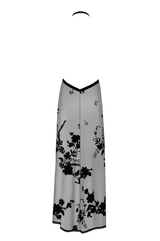 Robe sexy dos nu à imprimé floral.