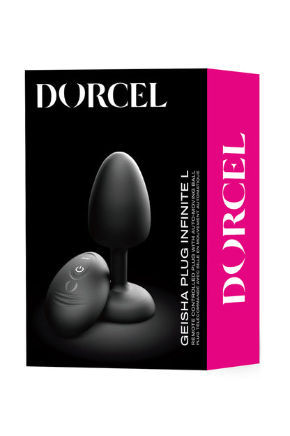 Plug anal vibrant télécommandé à bille Geisha Plug Infinite Dorcel