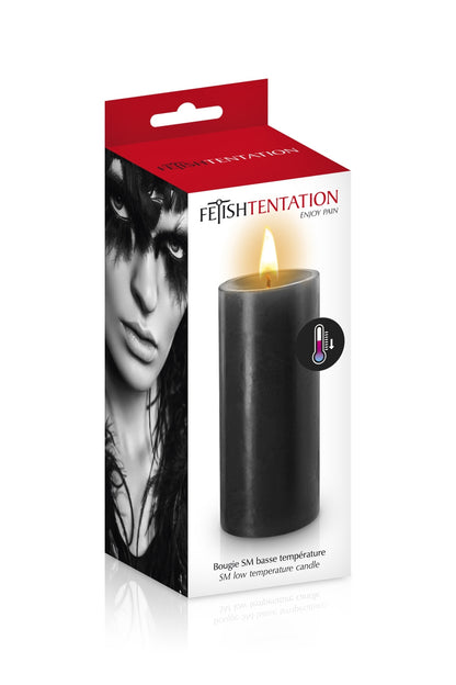 Bougie BDSM basse température noire Fetish Tentation