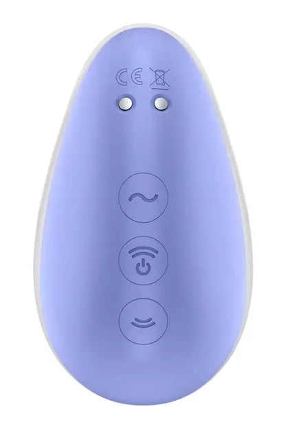 Stimulateur Satisfyer Pixie Dust en rose et violet, conçu pour des plaisirs intenses par ondes de pression et vibrations.