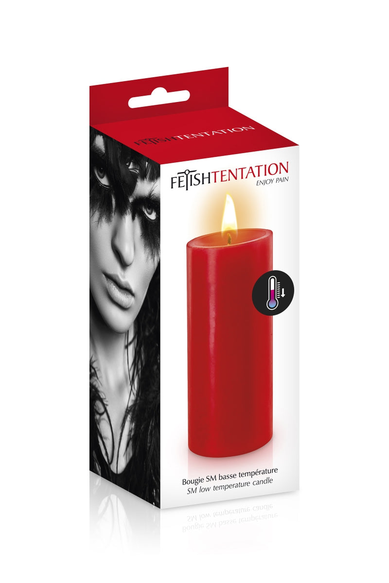 Bougie BDSM basse température rouge Fetish Tentation