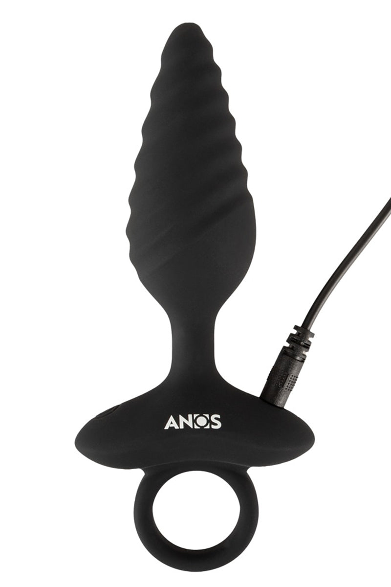Plug anal vibrant flexible en spirale Twisted Design Anos