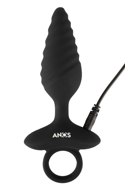 Plug anal vibrant flexible en spirale Twisted Design Anos