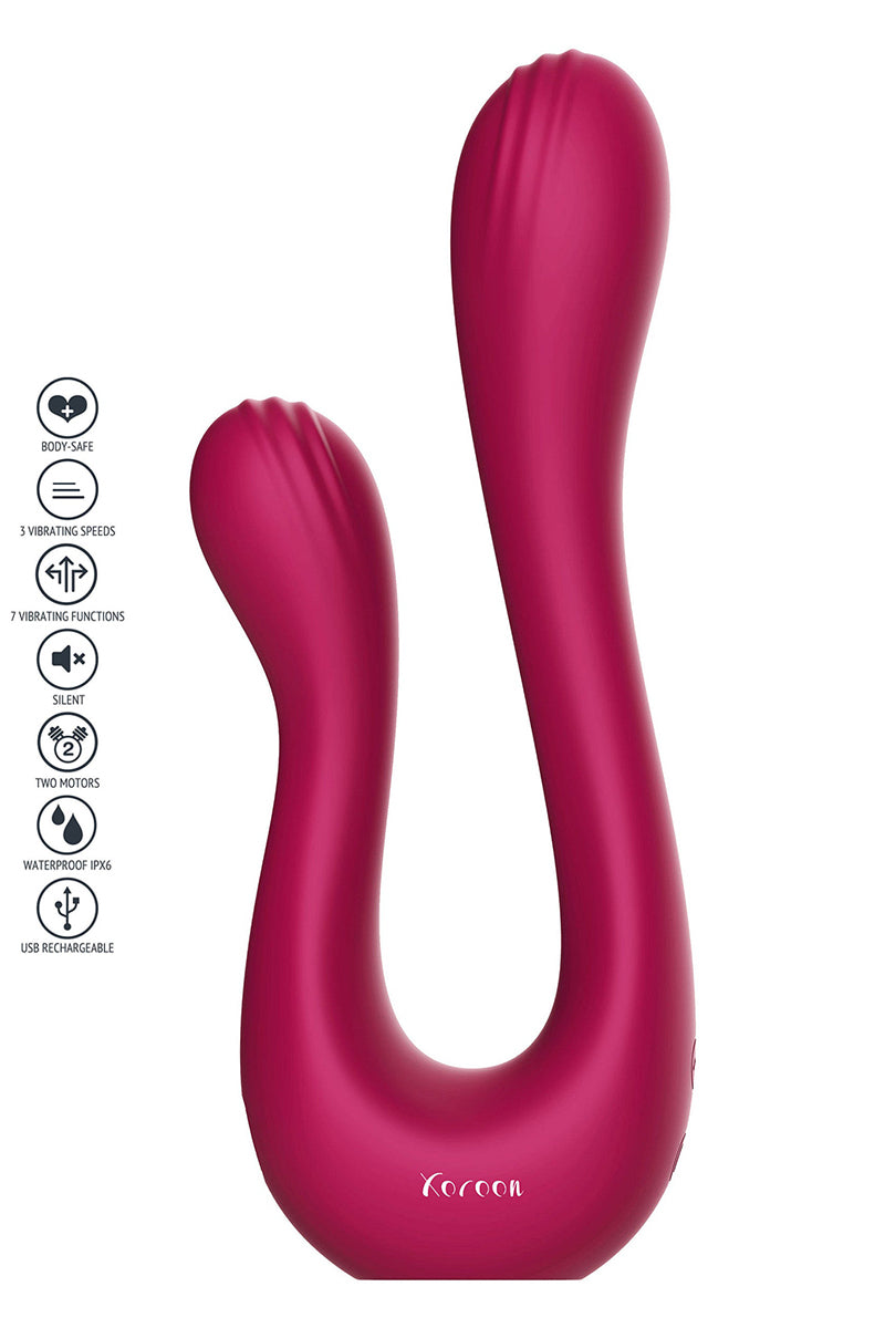 Double vibromasseur flexible Sync Sensation Xocoon