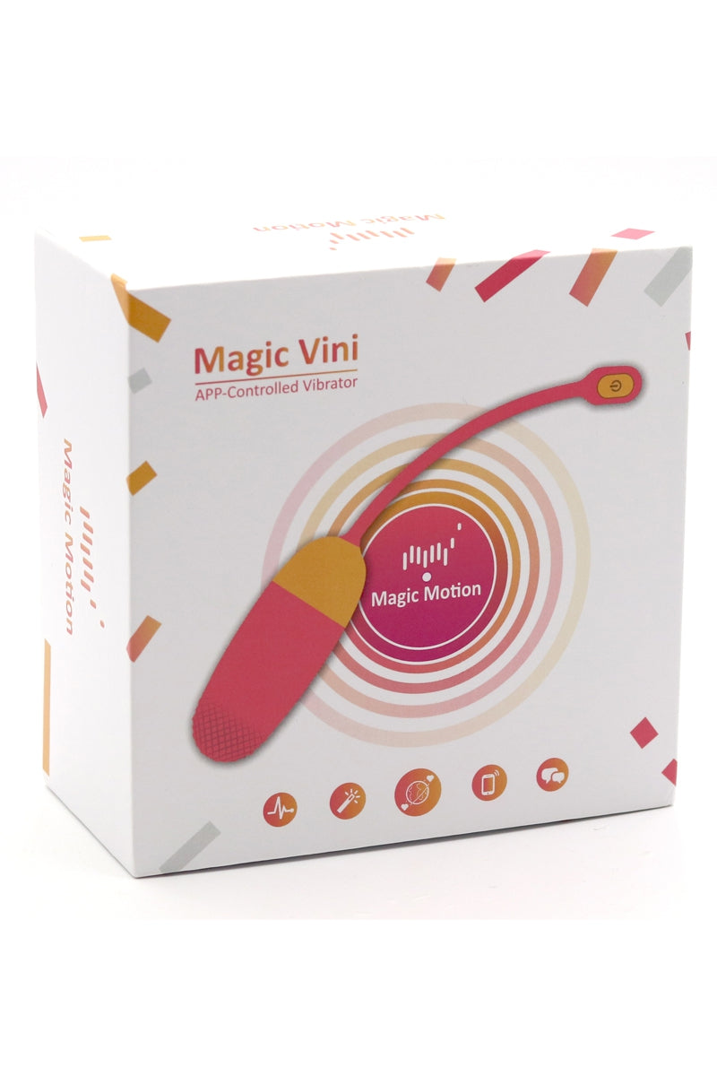 Stimulateur vibrant connecté Magic Vini orange Magic Motion