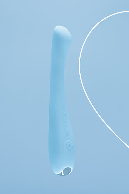 Vibromasseur point G incurvé MerryWand bleu Fairygasm