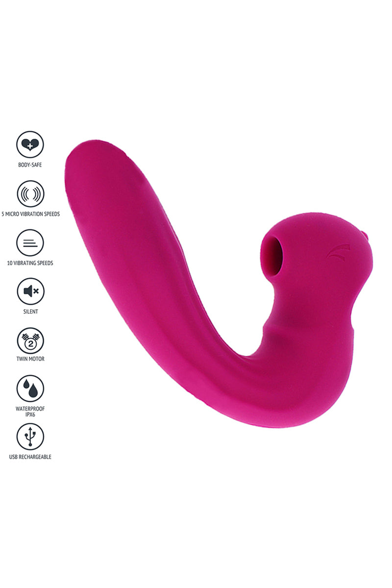Stimulateur clitoridien en U Celestial Love Vibe Xocoon