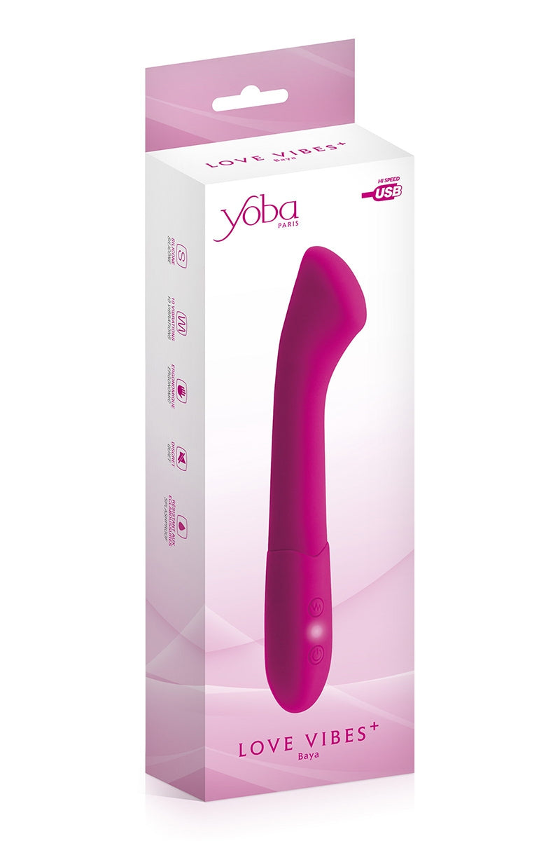 Vibromasseur point G rechargeable Baya Yoba