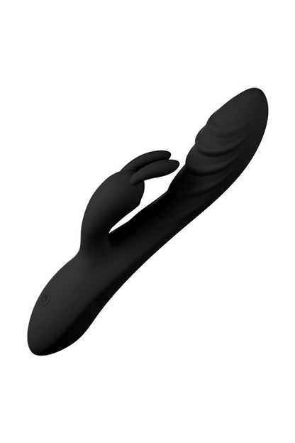 Vibromasseur rabbit à tige ondulée Sweet Rabbit noir DIK
