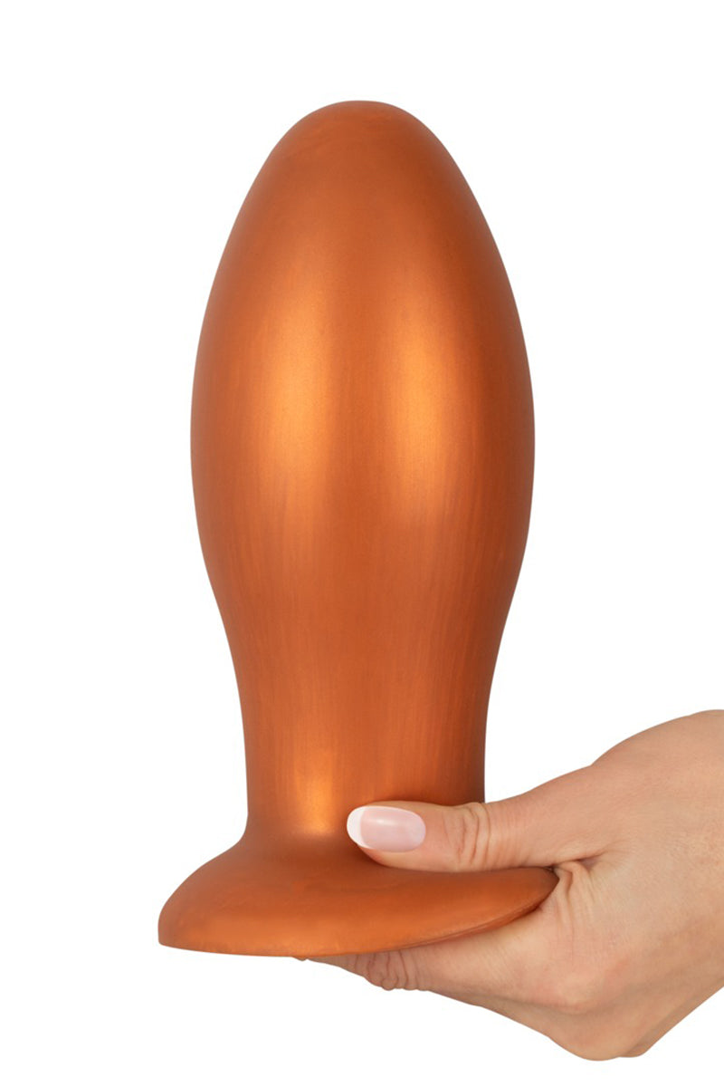 Plug anal XXL en silicone liquide à ventouse Anos