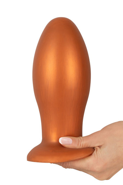 Plug anal XXL en silicone liquide à ventouse Anos