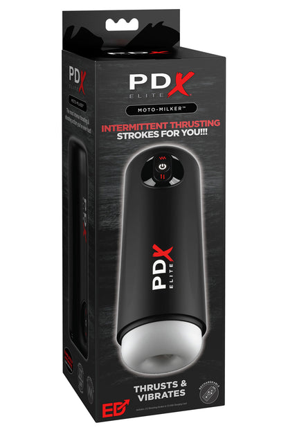 Masturbateur va-et-vient vibrant PDX Elite Moto Milker Pipedream