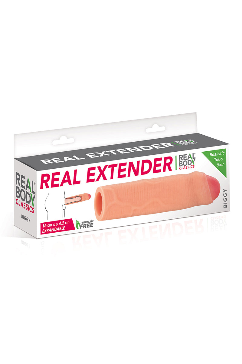 Gaine d’extension de pénis réaliste Biggy Real Body
