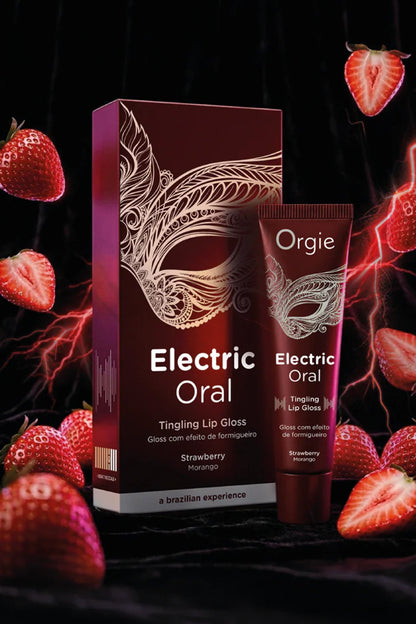 Gloss stimulant effet vibrant Electric Oral fraise Orgie