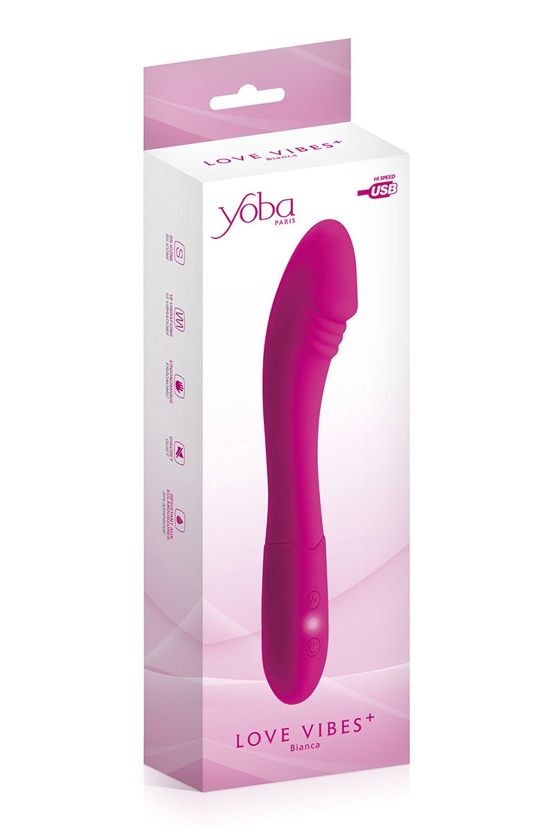 Vibromasseur point G rechargeable Bianca Yoba