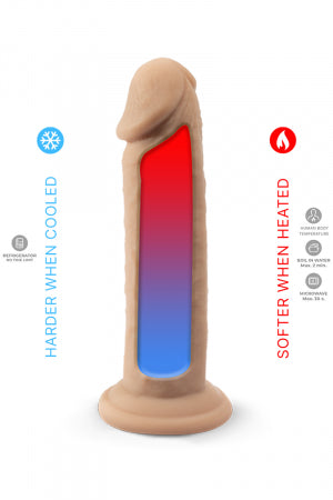 Gode Real Skin Model 2 flesh 15,4 cm · SilexD · vue 3