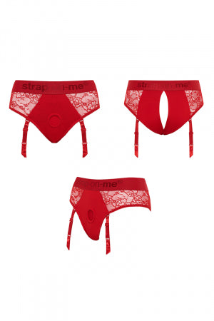 Harnais lingerie Diva (rouge) Strap On Me · Strap-on-Me · vue 3