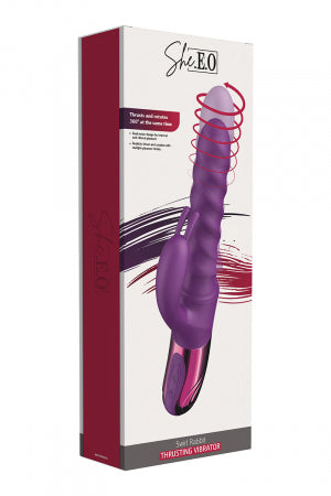Vibro Swirl Rabbit Thrusting Vibrator · She.E.O · vue 3