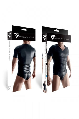 T-shirt wetlook noir · Regnes · vue 3