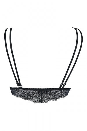 Soutien-gorge bralette noir · Axami · vue 3
