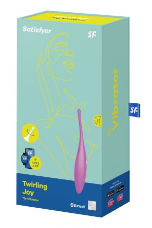 Stimulateur connecté Twirling Joy fuchsia · Satisfyer · vue 3