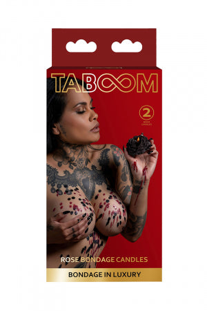 Set 2 bougies rose Bondage · Taboom · vue 3