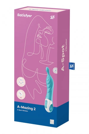 Vibromasseur A-Mazing 2 Turquoise · Satisfyer · vue 3