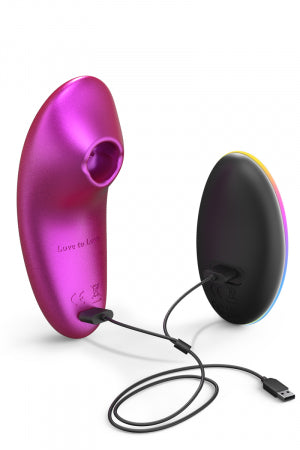 Masseur clitoridien télécommandé Dreamer Iridescent Berry · Love to Love · vue 3
