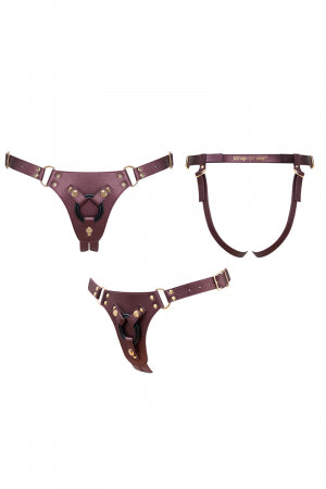 Harnais Generous aubergine Strap On Me · Strap-on-Me · vue 3