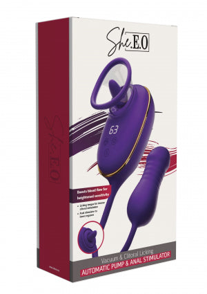 Stimulateur clitoridien et anal · She.E.O · vue 3
