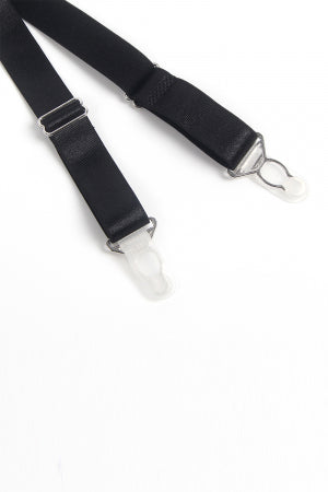 Porte-jarretelles dentelle large Noir · Litolu Lingerie · vue 3