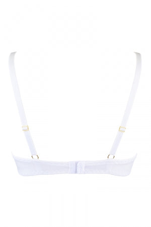Soutien-gorge seins nus blanc · Axami · vue 3