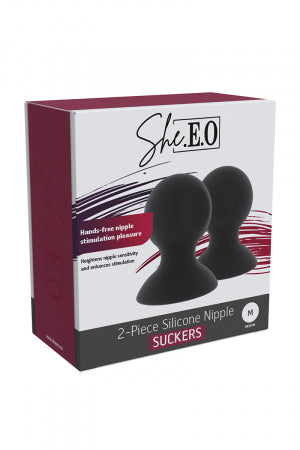 Suceurs de mamelons en silicone souple She E-O