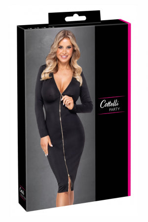 Robe noire à manches longues Cotelly Party · Cotelli Lingerie · vue 3
