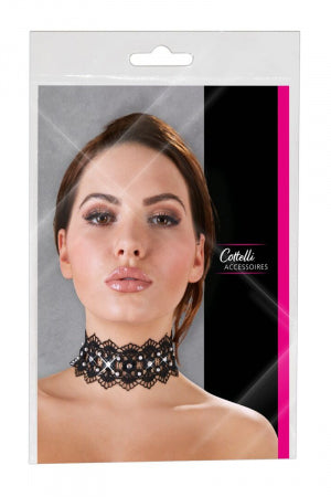Collier brodé avec strass · Cotelli Accessoires · vue 3