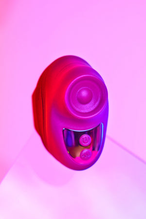 Stimulateur clitoridien Kisscool fuchsia · Love to Love · vue 3