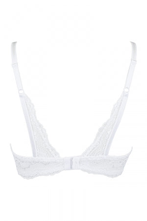 Soutien-gorge ouvert blanc · Axami · vue 3