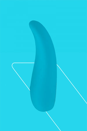Mini vibro rechargeable ThrillLeaf bleu · Fairygasm · vue 3